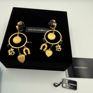 Dolce & Gabbana Lucky Charm Clip Earrings